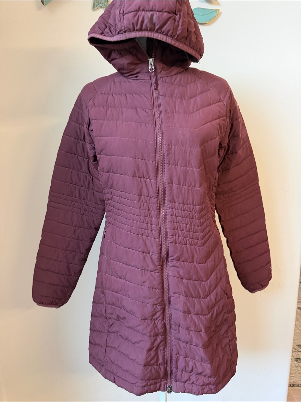 Columbia Powder Lite Mid Jacket in Malbec